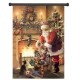 30x45cm Christmas Polyester Santa Claus Welcome Flag Garden Holiday Decoration