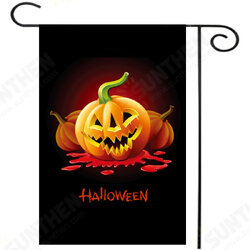 30x45cm Halloween Polyester Demon Pumpkin Flag Garden Holiday Decoration 30x45cm Halloween Polyester Demon Pumpkin Flag Garden Holiday Decoration