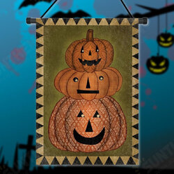 30x45cm Halloween Pumpkin Polyester Welcome Flag Garden Holiday Decoration 30x45cm Halloween Pumpkin Polyester Welcome Flag Garden Holiday Decoration