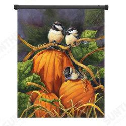 30x45cm Thanksgiving Polyester Pumpkins Birds Welcome Flag Garden Holiday Decoration 30x45cm Thanksgiving Polyester Pumpkins Birds Welcome Flag Garden Holiday Decoration