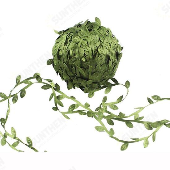 40-200m Artificial Green Ivy Vine Leaf Garland Rattan Foliage Home Wedding Decorations