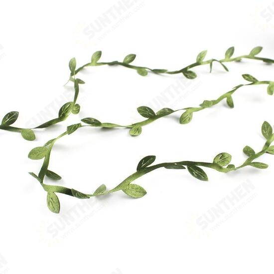 40-200m Artificial Green Ivy Vine Leaf Garland Rattan Foliage Home Wedding Decorations