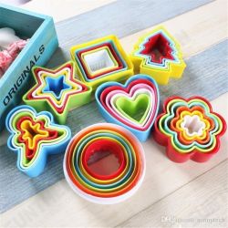 5-6Pcs Flower Heart Mould Fondant Cake Cookie Sugarcraft Cutters Molds Tool Set 5-6Pcs Flower Heart Mould Fondant Cake Cookie Sugarcraft Cutters Molds Tool Set