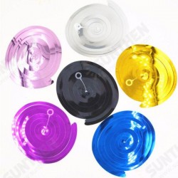 5Pcs/lot Spiral PVC Ornaments Party Scene Layout Birthday Decorations Foil Swirls Banner 5Pcs/lot Spiral PVC Ornaments Party Scene Layout Birthday Decorations Foil Swirls Banner