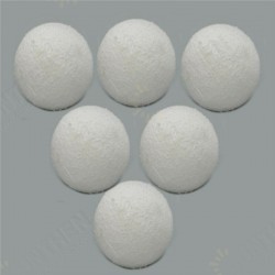 6/12Pcs Christmas Snowball Balls 40-100mm Party Ornaments Bauble Xmas Tree Decoration