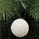 6/12Pcs Christmas Snowball Balls 40-100mm Party Ornaments Bauble Xmas Tree Decoration