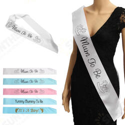 Colors Baby Shower Party Satin Sash Banner Ribbon New Mummy To Be/Grandma/Auntie/Nanny Colors Baby Shower Party Satin Sash Banner Ribbon New Mummy To Be/Grandma/Auntie/Nanny