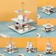 European-style 2/3-Tier Fruit Plate Dessert Tray Cake Table Multi-layer Cake Stand Cake Setting Table
