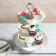 European-style 2/3-Tier Fruit Plate Dessert Tray Cake Table Multi-layer Cake Stand Cake Setting Table