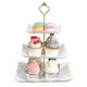 European-style 2/3-Tier Fruit Plate Dessert Tray Cake Table Multi-layer Cake Stand Cake Setting Table