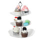 European-style 2/3-Tier Fruit Plate Dessert Tray Cake Table Multi-layer Cake Stand Cake Setting Table