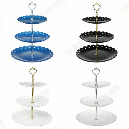 European-style 3 Tier Cake Tray Dessert Stand Dessert Tray Wedding Birthday Party Cake Stand