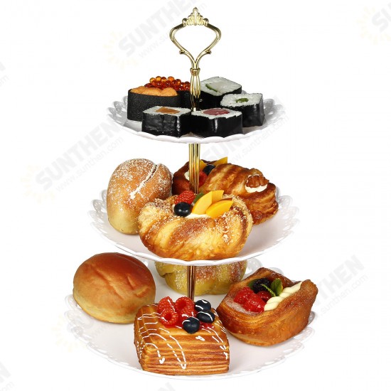 European-style 3 Tier Cake Tray Dessert Stand Dessert Tray Wedding Birthday Party Cake Stand