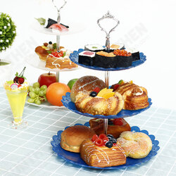 European-style 3 Tier Cake Tray Dessert Stand Dessert Tray Wedding Birthday Party Cake Stand European-style 3 Tier Cake Tray Dessert Stand Dessert Tray Wedding Birthday Party Cake Stand