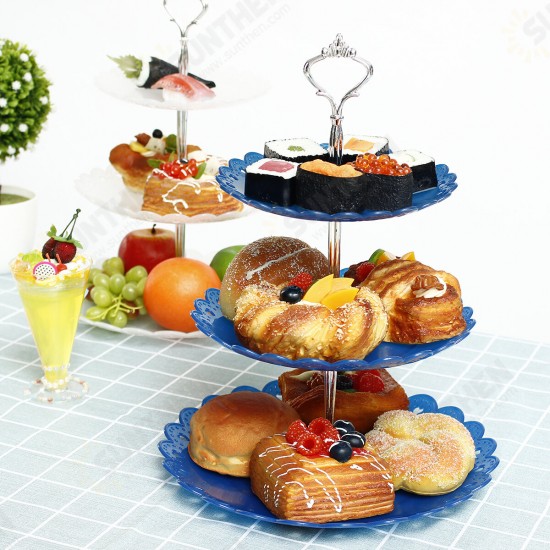 European-style 3 Tier Cake Tray Dessert Stand Dessert Tray Wedding Birthday Party Cake Stand