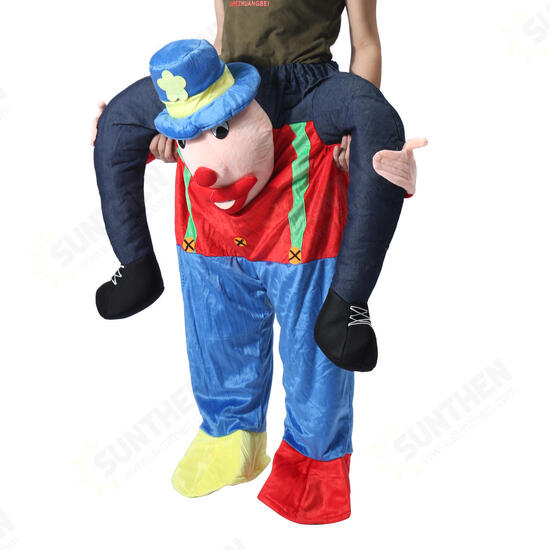 Hallowen Christmas Shoulder Carry Me Piggy Back Ride-On Fancy Dress Adult Party Costume Outfit