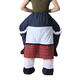 Hallowen Christmas Shoulder Carry Me Piggy Back Ride-On Fancy Dress Adult Party Costume Outfit