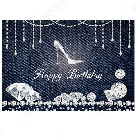 Happy Birthday Photography Backdrop Photo Background Studio Home Party Decor Props