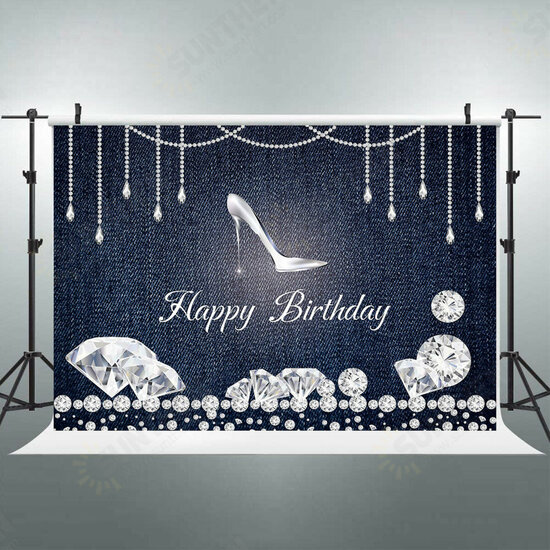 Happy Birthday Photography Backdrop Photo Background Studio Home Party Decor Props