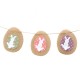 Jute Easter Egg Bunny Bunting Banner Flag Garland Hunt Party Home Hanging Decoration