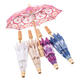 Lace Embroidered Umbrella Elegance Parasol For Party Bridal Wedding Decoration