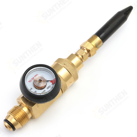 Latex Balloon Gas Inflator Filler With Gauge Helium Tank Regulator for G5/8 Tank Valves