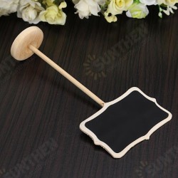 Mini Blackboard Chalkboard on Stick Stand Message Board Place Holder