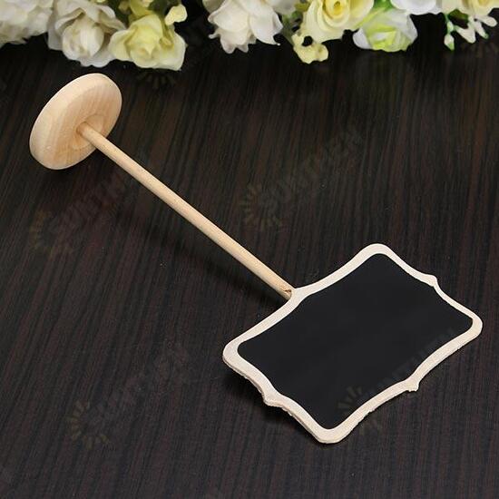 Mini Blackboard Chalkboard on Stick Stand Message Board Place Holder