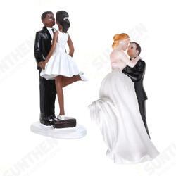 Romantic Funny Wedding Cake Topper Figure Bride Groom Couple Bridal Decorations Romantic Funny Wedding Cake Topper Figure Bride Groom Couple Bridal Decorations