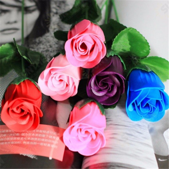 Simulation Artificial Rose Soap Flower For Wedding Party Home Decoration Valentine's Day Gift