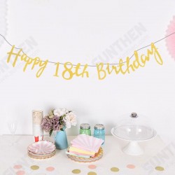 Twinkle Happy Birthday Banner Garland Age Hanging Gold Letters Decorations Bunting Flags Garland De Twinkle Happy Birthday Banner Garland Age Hanging Gold Letters Decorations Bunting Flags Garland De