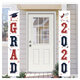 Waterproof Graduation Banner Door Curtain Removable Dormitory Sticker for Graduating Ceremony