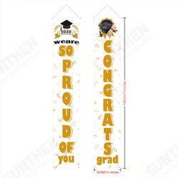Waterproof Graduation Banner Door Curtain Removable Dormitory Sticker for Graduating Ceremony Waterproof Graduation Banner Door Curtain Removable Dormitory Sticker for Graduating Ceremony