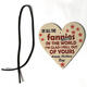 Wooden Heart Plaque Funny Rude Mothers Day Heart Gifts Novelty Daughter Son Decorations