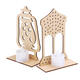 Wooden Lamp DIY Islamic Palace LED Decorations Desktop Gifts for Eid Mubarak