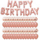 inchHappy Birthdayinch Aluminum Foil Balloon Confetti Birthday Decoration Set For Birthday Party Decoration Combination