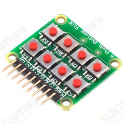 3pcs Micro Switch 2x4 Matrix Keyboard 8 Bit Keyboard External Keyboard Expansion Board Module for Arduino - products that work 3pcs Micro Switch 2x4 Matrix Keyboard 8 Bit Keyboard External Keyboard Expansion Board Module for Arduino - products that work