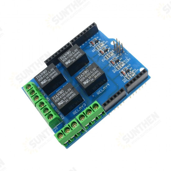 4 Channel 5V Relay Shield Module Four Way Relay Control Board Expansion Board