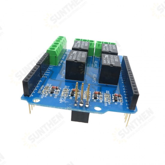 4 Channel 5V Relay Shield Module Four Way Relay Control Board Expansion Board