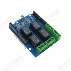 4 Channel 5V Relay Shield Module Four Way Relay Control Board Expansion Board 4 Channel 5V Relay Shield Module Four Way Relay Control Board Expansion Board