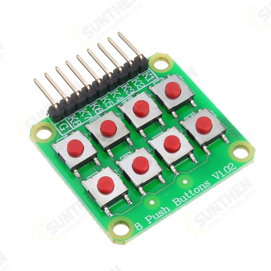 5pcs Micro Switch 2x4 Matrix Keyboard 8 Bit Keyboard External Keyboard Expansion Board Module for Arduino