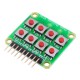 5pcs Micro Switch 2x4 Matrix Keyboard 8 Bit Keyboard External Keyboard Expansion Board Module for Arduino