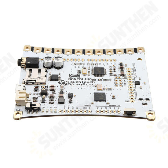 ATMega32U4 Touch Conductive Ink Interactive Touch Module With Mp3 Playback SD Card Holder Duinopeak