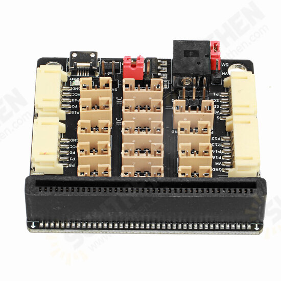 DC5V Micro:bit V3.0 PH2.0 Sensor Expansion Board Micro USB Power Supply