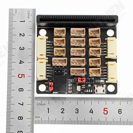 DC5V Micro:bit V3.0 PH2.0 Sensor Expansion Board Micro USB Power Supply