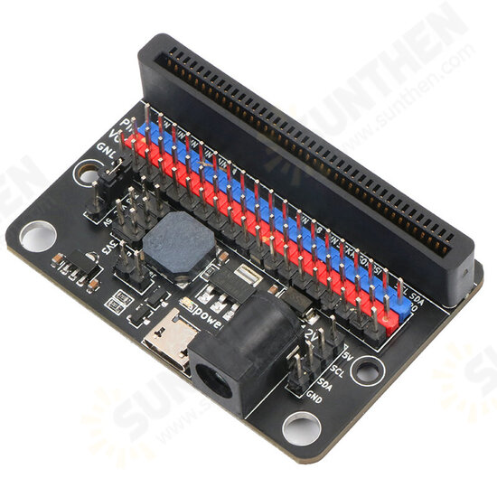 Expansion Board for Micro:bit GPIO Expansion Python IO:bit 5V with On Board Passive Buzzer