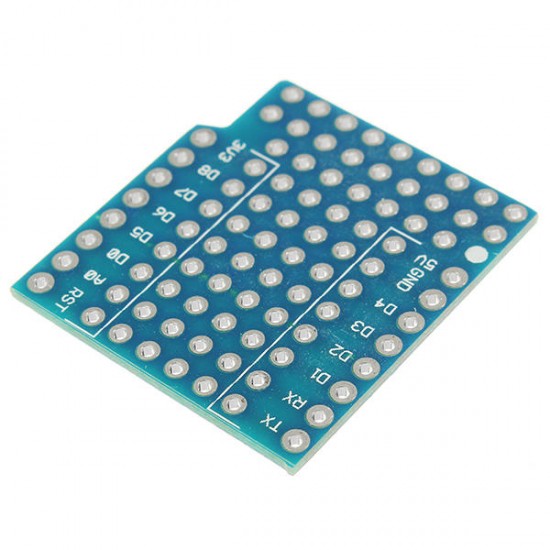 ProtoBoard Shield Expansion Board For D1 Mini Double Sided Perf Board Compatible