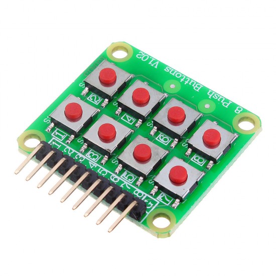 Micro Switch 2x4 Matrix Keyboard 8 Bit Keyboard External Keyboard Expansion Board Module for Arduino - products that work with official Arduino boards