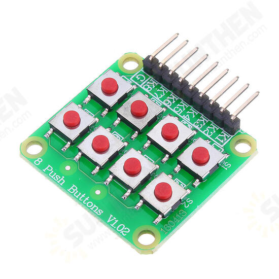 Micro Switch 2x4 Matrix Keyboard 8 Bit Keyboard External Keyboard Expansion Board Module for Arduino - products that work with official Arduino boards