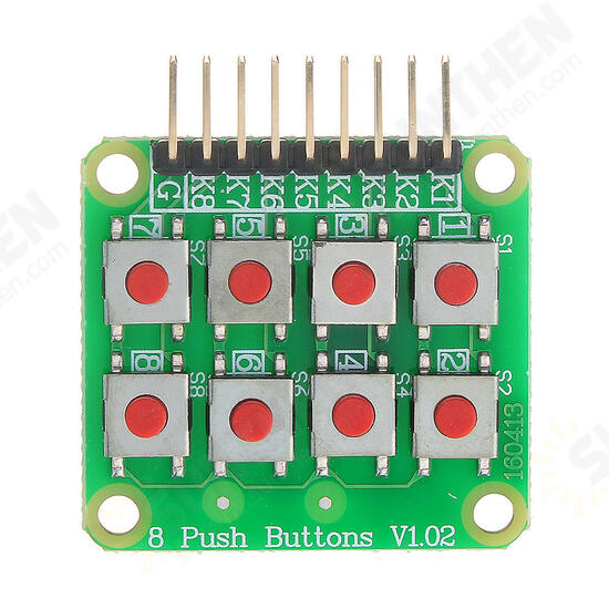 Micro Switch 2x4 Matrix Keyboard 8 Bit Keyboard External Keyboard Expansion Board Module for Arduino - products that work with official Arduino boards